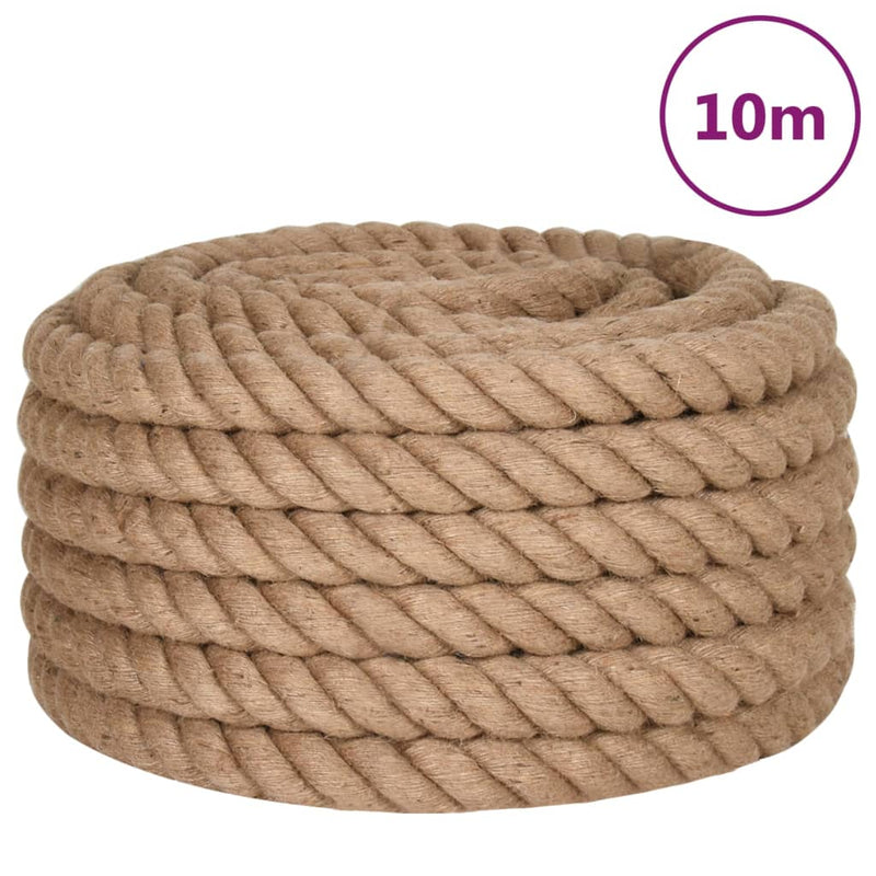 vidaXL Jute Rope 10 m Long 30 mm Thick
