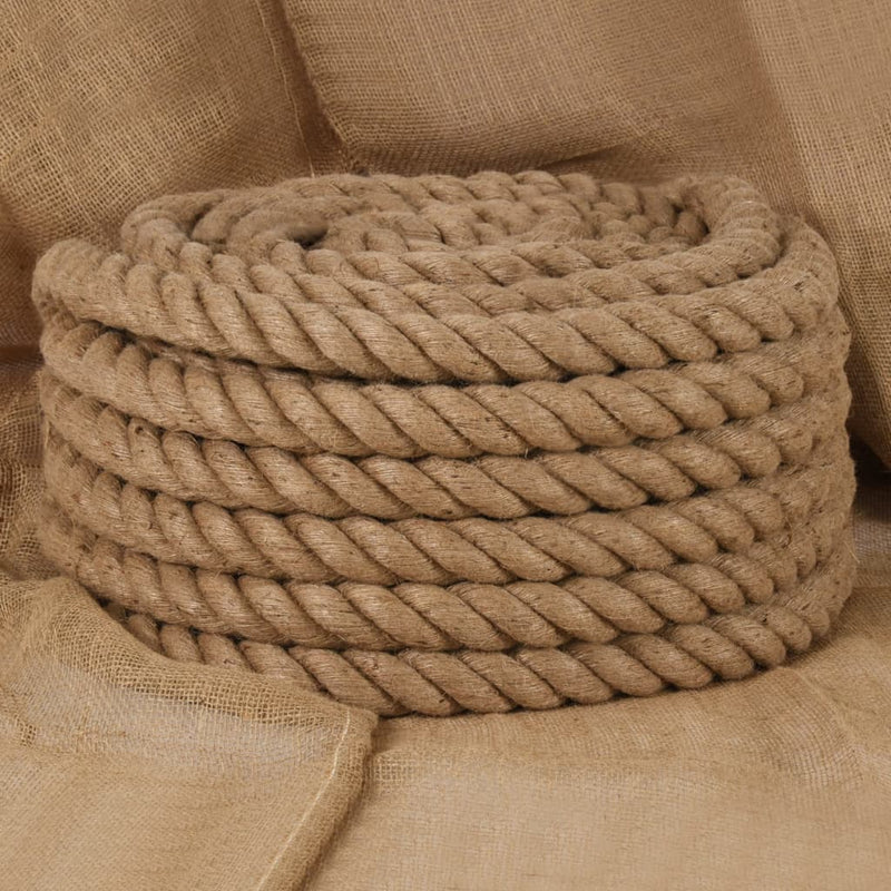 vidaXL Jute Rope 25 m Long 30 mm Thick