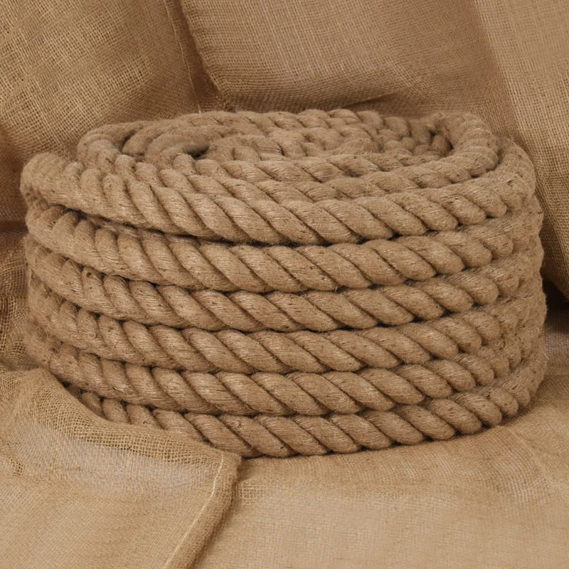 vidaXL Jute Rope 10 m Long 40 mm Thick