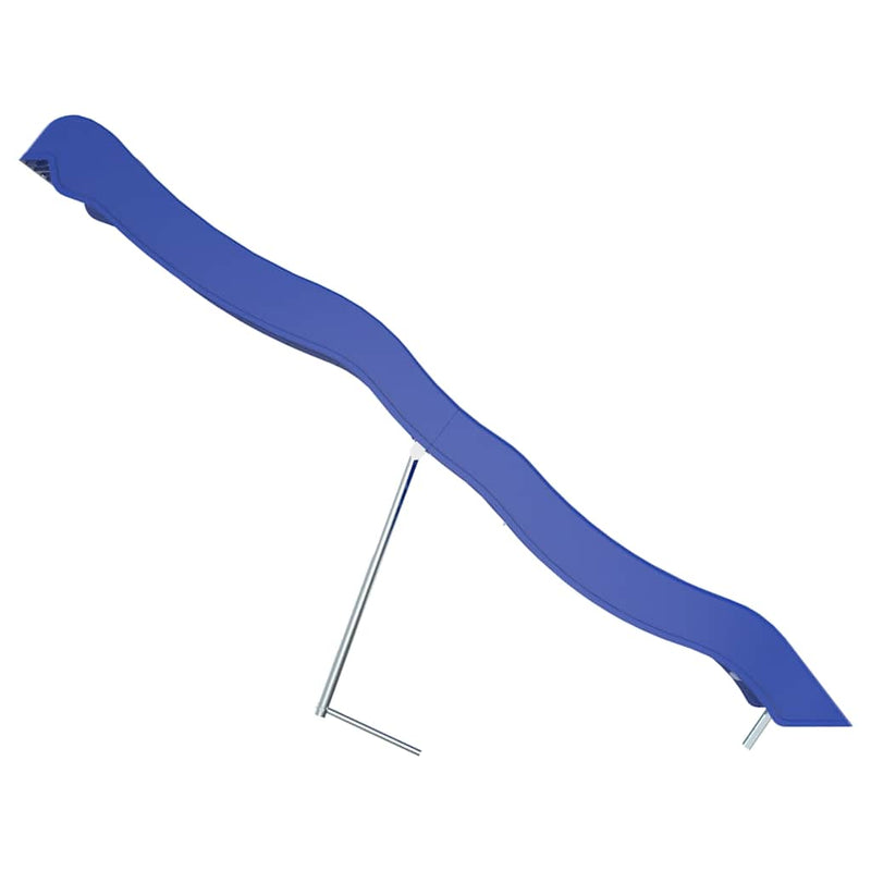 vidaXL Play Slide Blue 210x40 cm Polypropylene