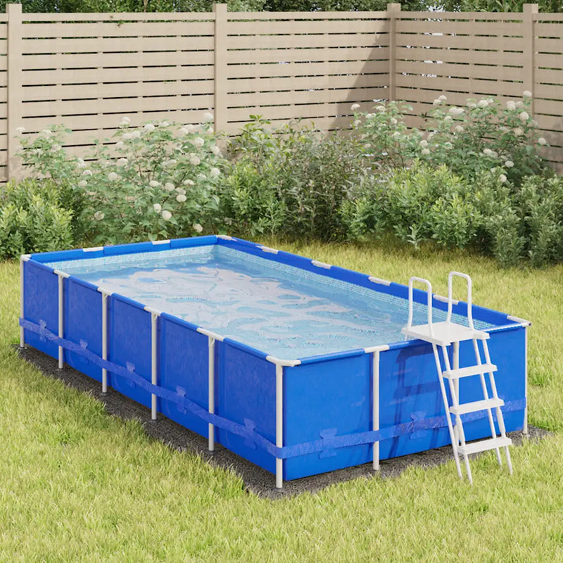 Pool Ground Cloth Light Grey 420x220 cm Polyester Geotextile
