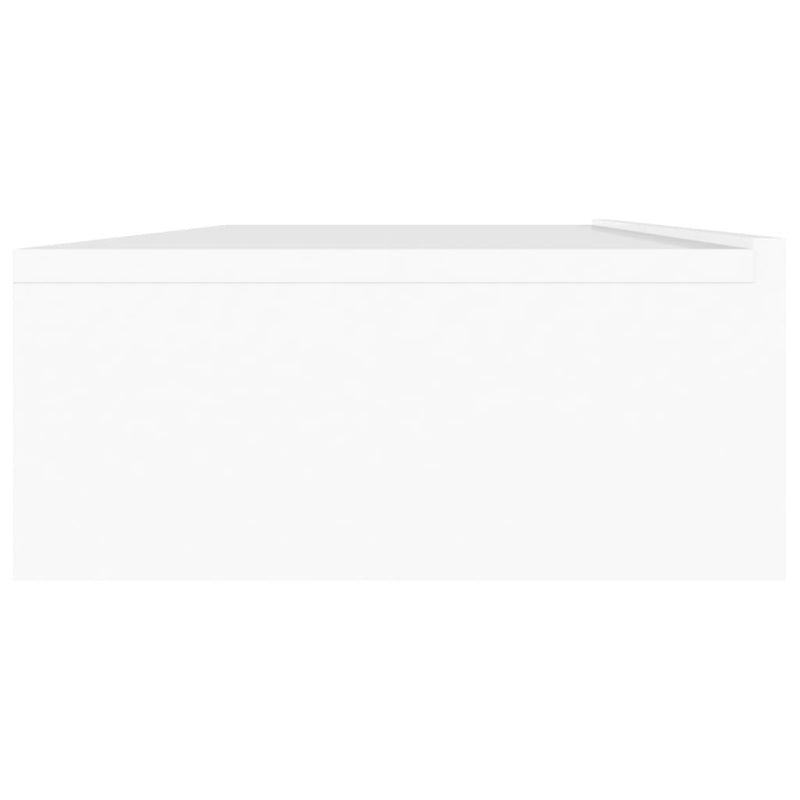 vidaXL TV Cabinet with LED Lights White 120x35x15.5 cm