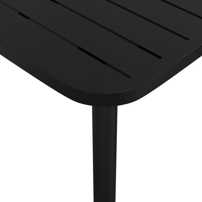 vidaXL Garden Table Anthracite 80x80x71 cm Steel