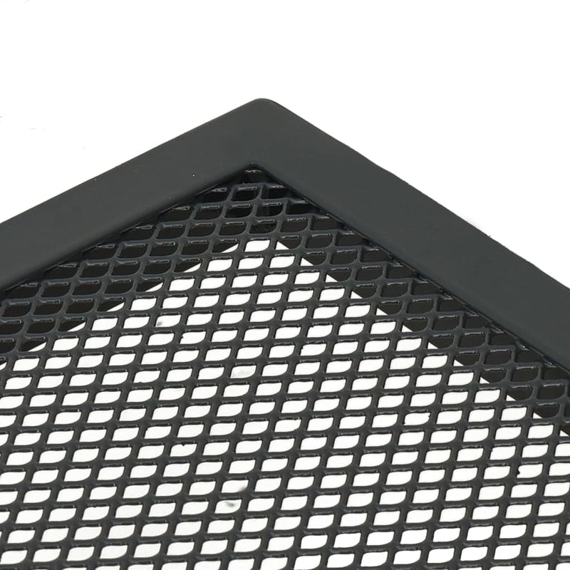 vidaXL Folding Garden Table Anthracite 50x50x72 cm Steel Mesh