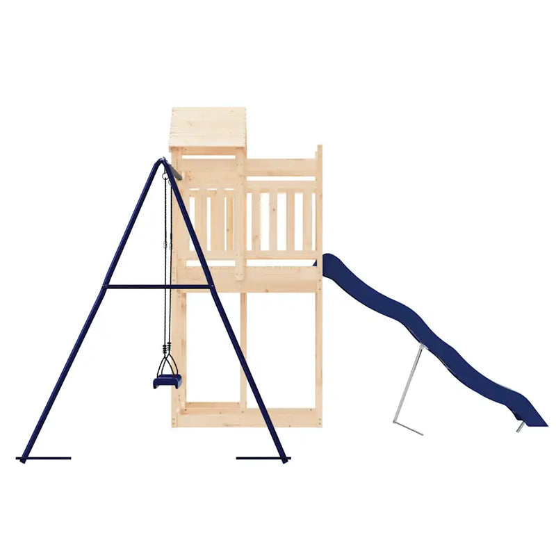 Outdoor Playset Solid Wood Pine
