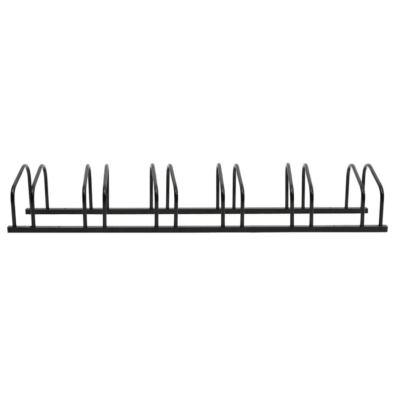 vidaXL Bike Rack for 6 Bikes Black Steel