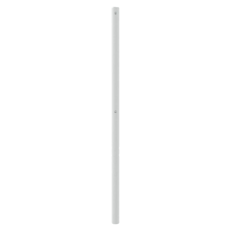 vidaXL Metal Headboard White 107 cm King Single