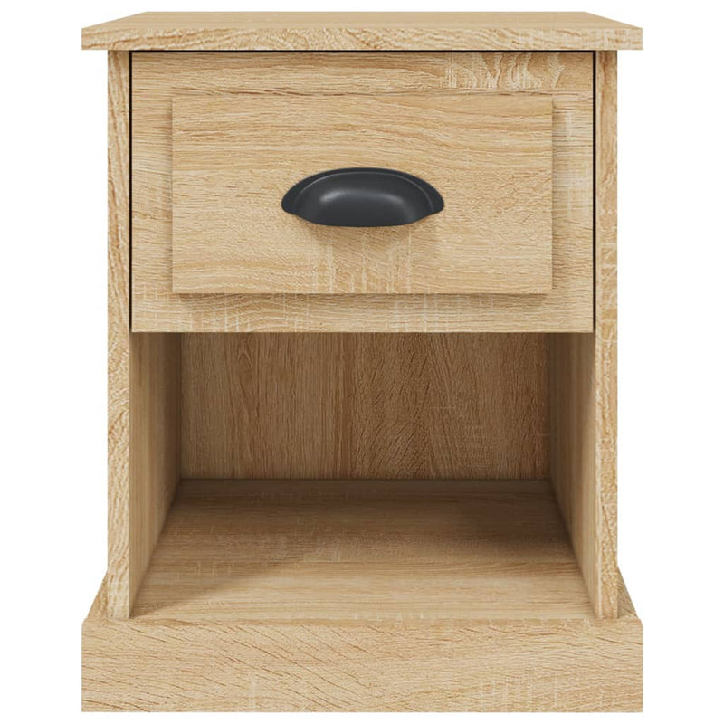 vidaXL Bedside Cabinets 2 pcs Sonoma Oak 39x39x47.5 cm Engineered Wood