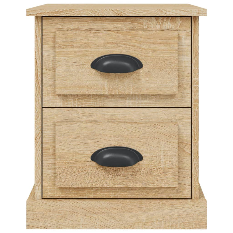 vidaXL Bedside Cabinets 2 pcs Sonoma Oak 39x39x47.5 cm Engineered Wood