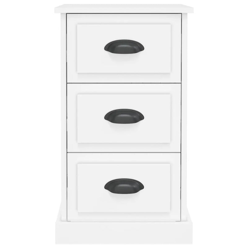 Bedside Cabinet White 39x39x67 cm Engineered Wood