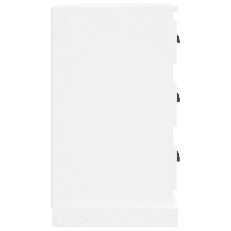 Bedside Cabinet White 39x39x67 cm Engineered Wood