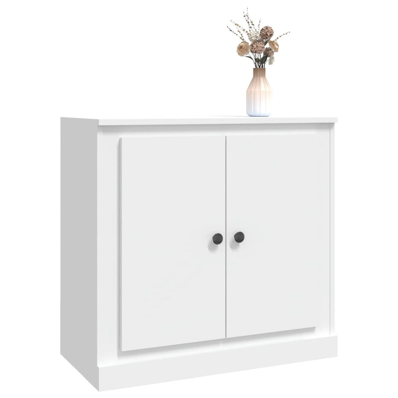 vidaXL Sideboard White 70x35.5x67.5 cm Engineered Wood