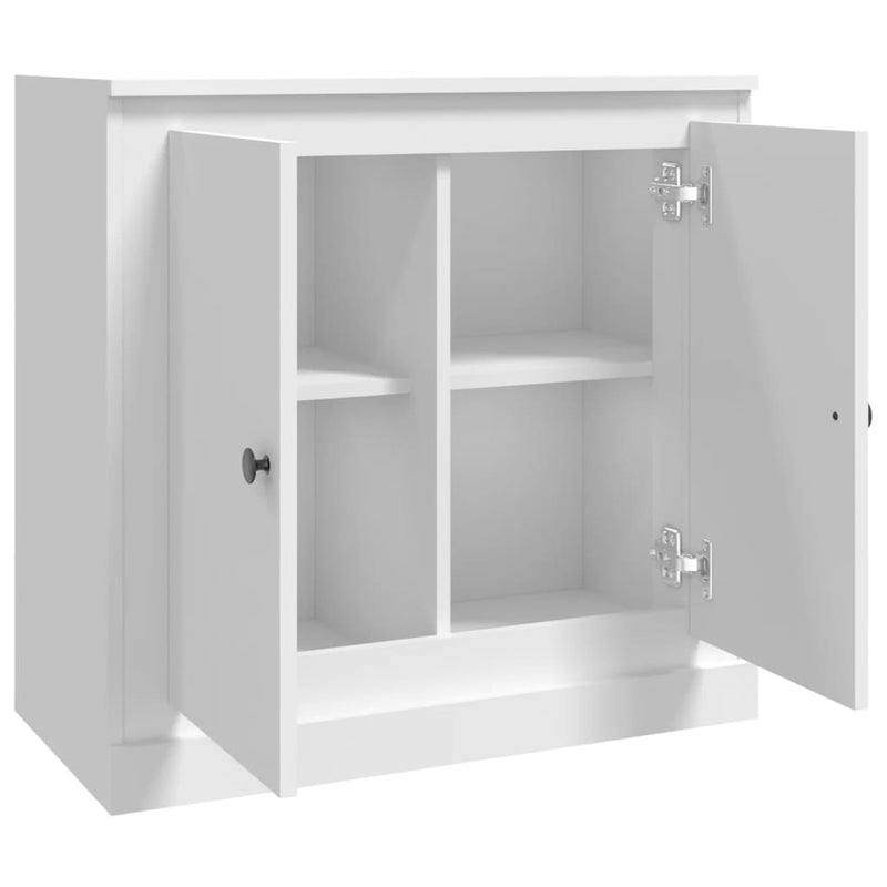 vidaXL Sideboard White 70x35.5x67.5 cm Engineered Wood