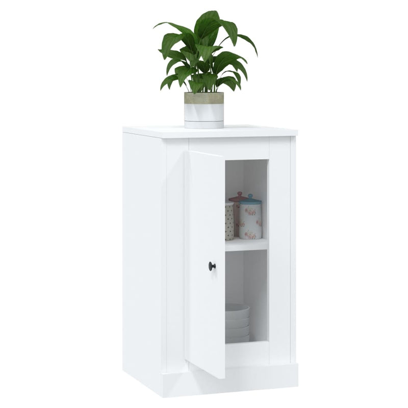 vidaXL Sideboard White 37.5x35.5x67.5 cm Engineered Wood