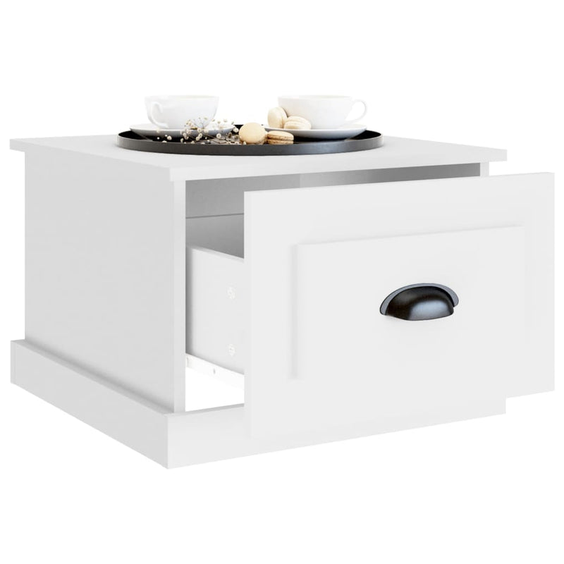vidaXL Coffee Table White 50x50x35 cm Engineered Wood