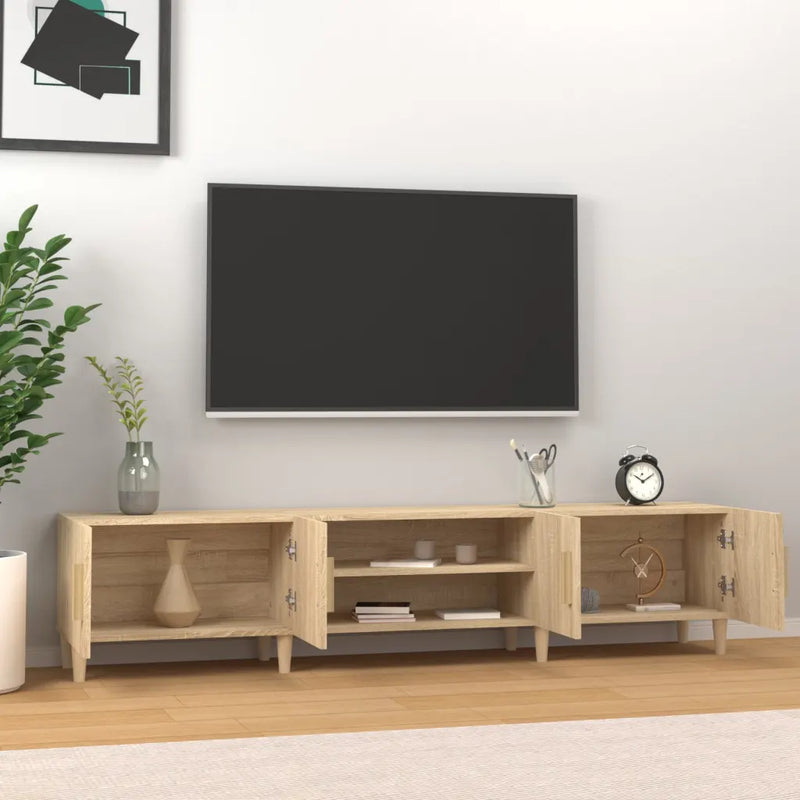 TV Cabinet Sonoma Oak 180x31.5x40 cm Engineered Wood