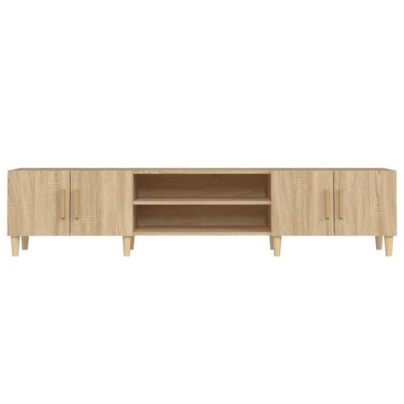 vidaXL TV Cabinet Sonoma Oak 180x31.5x40 cm Engineered Wood