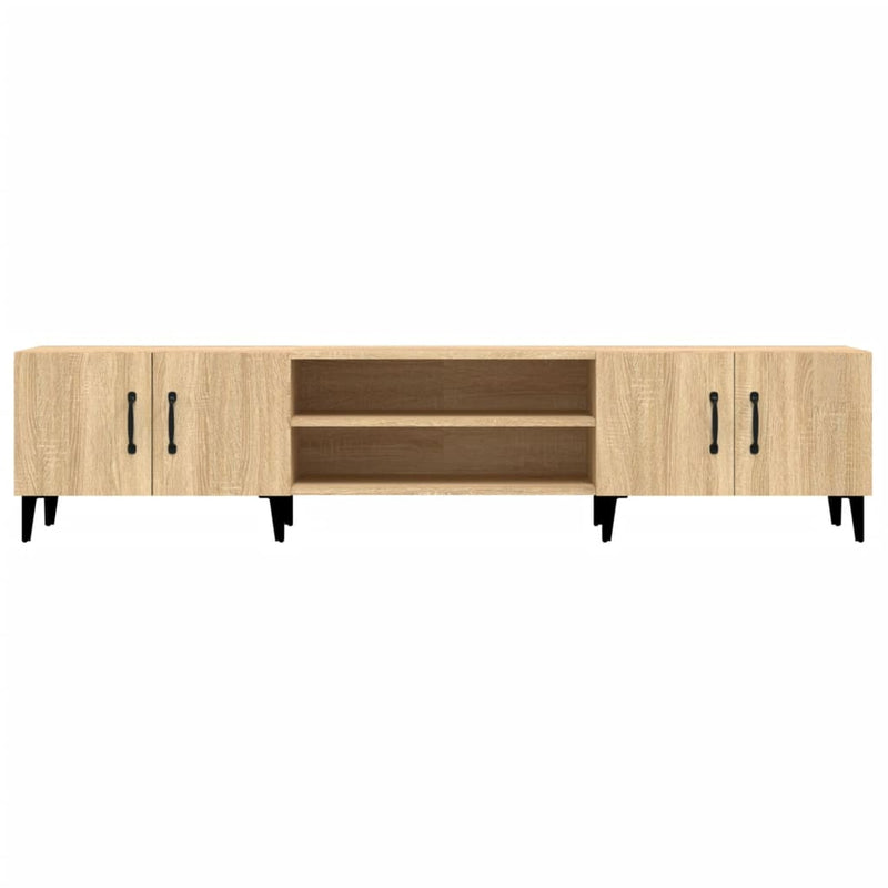 vidaXL TV Cabinet Sonoma Oak 180x31.5x40 cm Engineered Wood