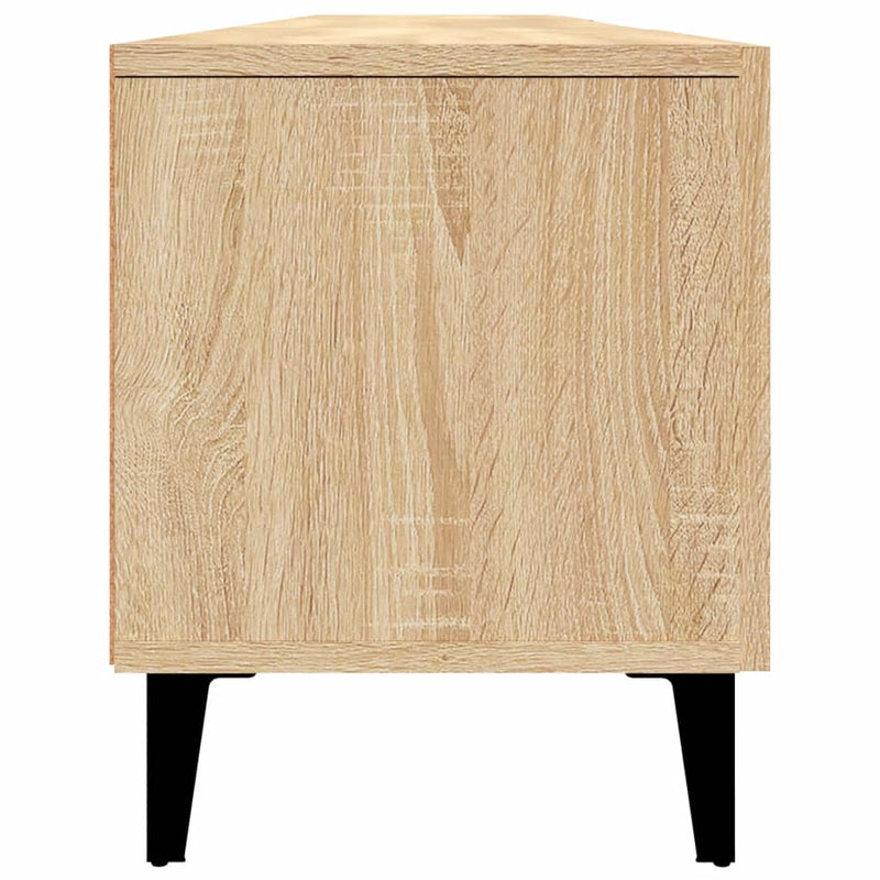 vidaXL TV Cabinet Sonoma Oak 180x31.5x40 cm Engineered Wood
