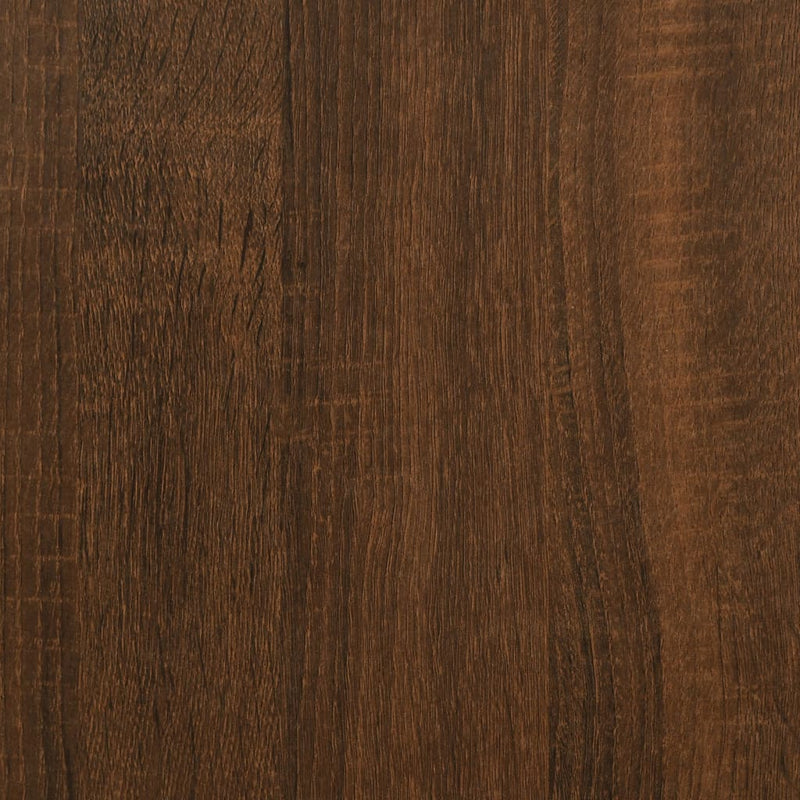 vidaXL Bedside Cabinets 2 pcs Brown Oak 43x36x50 cm