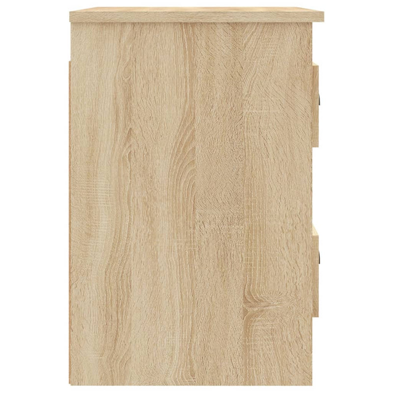 vidaXL Wall-mounted Bedside Cabinets 2 pcs Sonoma Oak 41.5x36x53cm