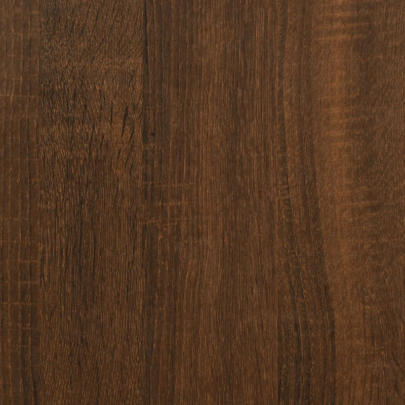vidaXL Wall-mounted Bedside Cabinets 2 pcs Brown Oak 41.5x36x53cm