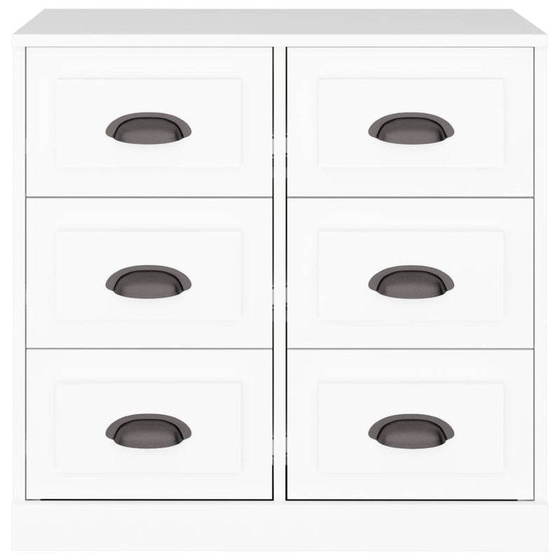 vidaXL Sideboard White 70x35.5x67.5 cm Engineered Wood