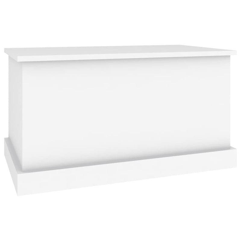 vidaXL Storage Box White 70x40x38 cm Engineered Wood