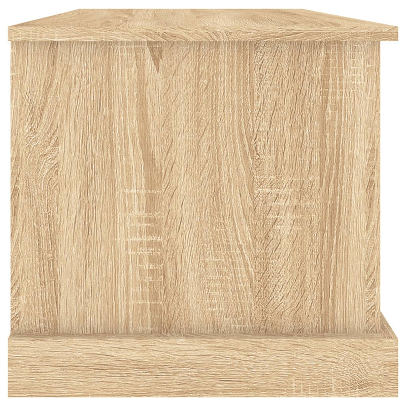 vidaXL Storage Box Sonoma Oak 70x40x38 cm Engineered Wood