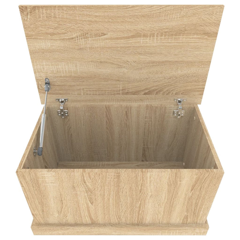 vidaXL Storage Box Sonoma Oak 70x40x38 cm Engineered Wood