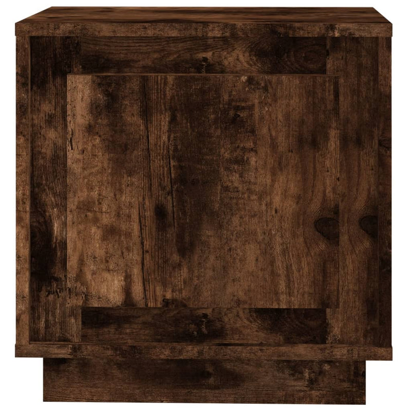 vidaXL Bedside Cabinets 2 pcs Smoked Oak 44x35x45 cm Engineered Wood