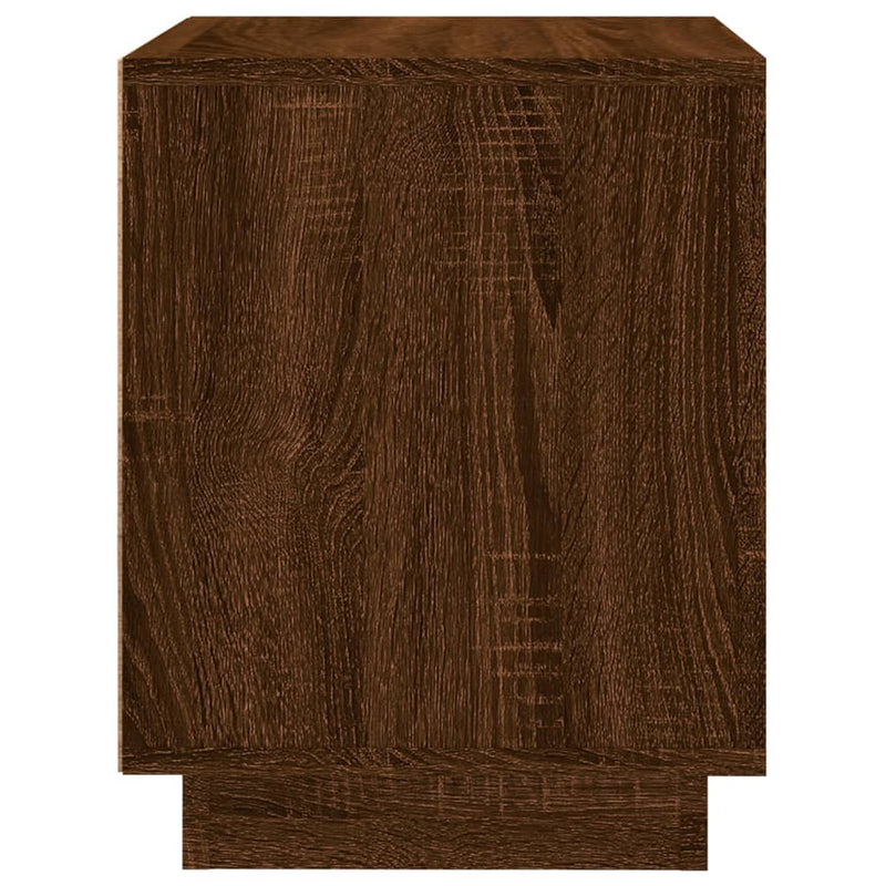 vidaXL Bedside Cabinets 2 pcs Brown Oak 44x35x45 cm Engineered Wood