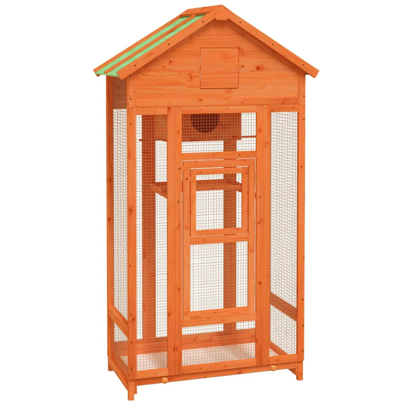 Bird House Brown 91.5x53x170 cm Solid Wood Pine