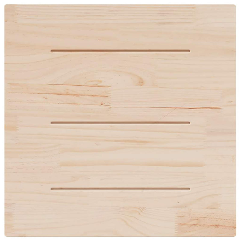vidaXL Table Top 80x80x2.5 cm Solid Wood Pine Square