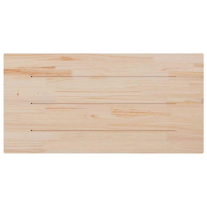 vidaXL Table Top 110x55x2.5 cm Solid Wood Pine Rectangular