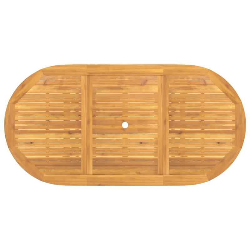 vidaXL Extending Garden Table 110-160x80x75 cm Solid Wood Teak