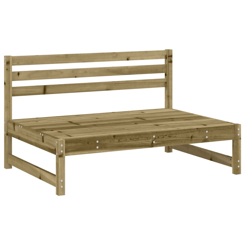 vidaXL Middle Sofa 120x80 cm Impregnated Wood Pine