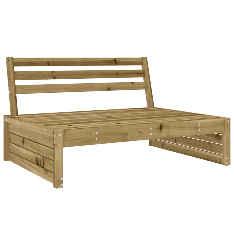 vidaXL Middle Sofa 120x80 cm Impregnated Wood Pine