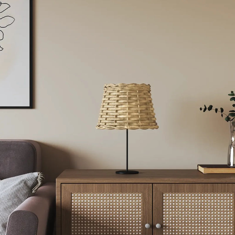Lamp Shade Brown ��20x15 cm Wicker