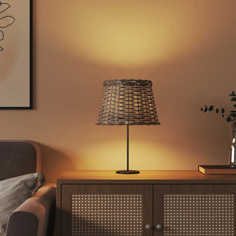 Lamp Shade Brown ��25x17 cm Wicker