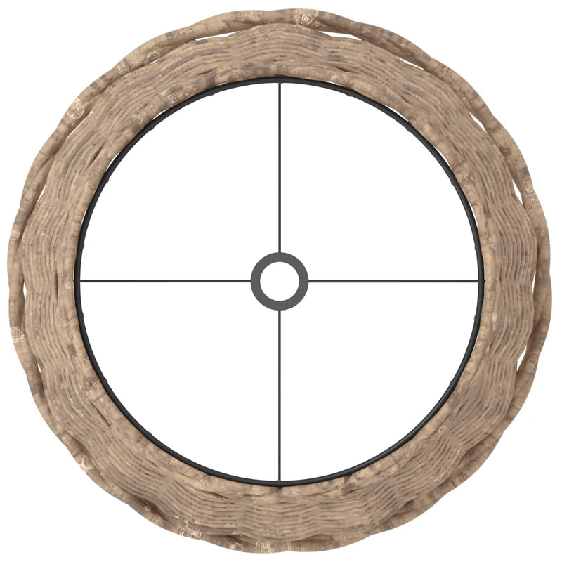 Lamp Shade Brown ��25x17 cm Wicker