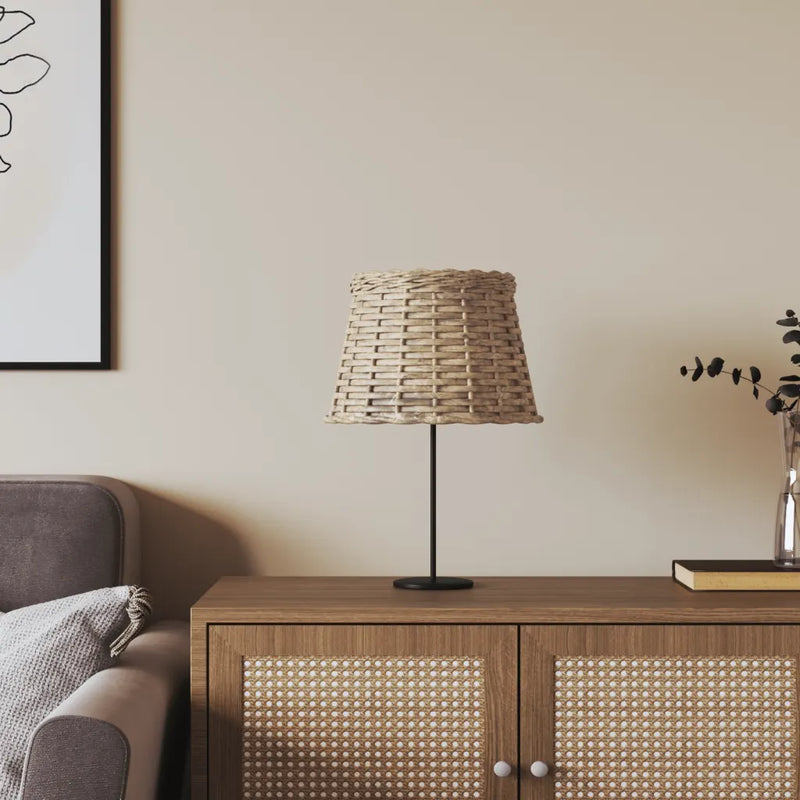 Lamp Shade Brown ��25x17 cm Wicker