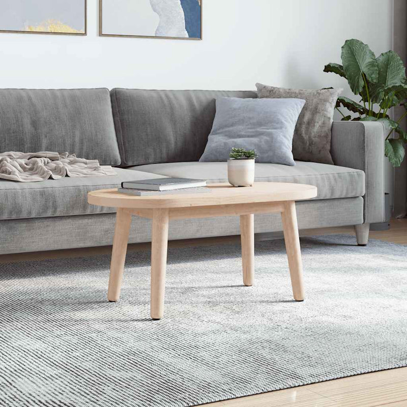 vidaXL Table Top 60x30x2.5 cm Solid Wood Pine Oval