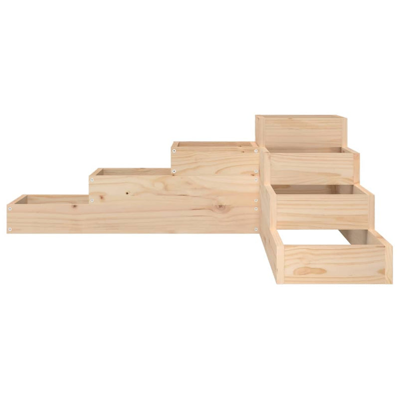 vidaXL Garden Planter 4-Tier 106x104.5x36 cm Solid Wood Pine