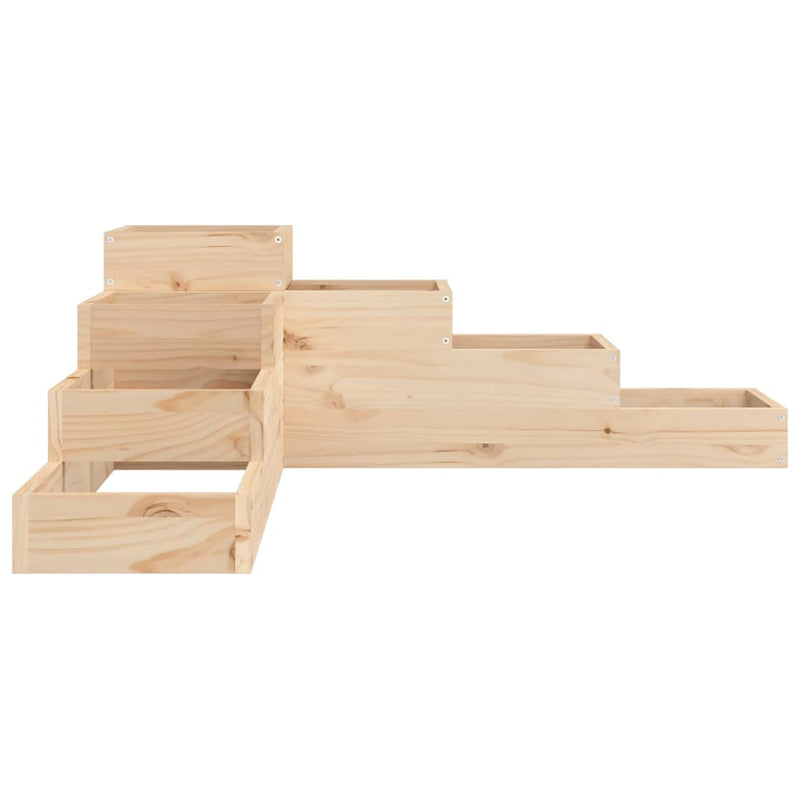 vidaXL Garden Planter 4-Tier 106x104.5x36 cm Solid Wood Pine