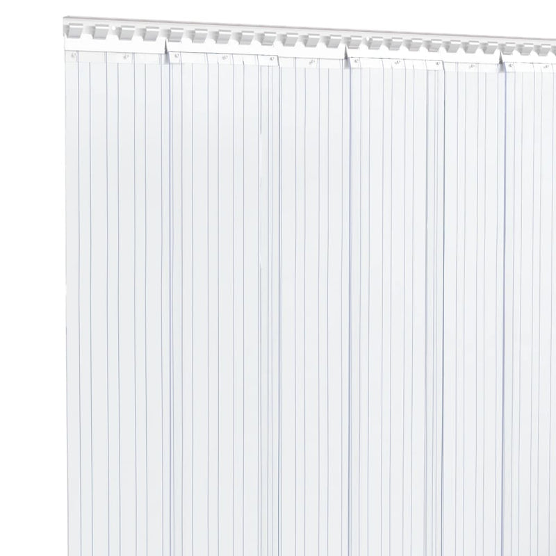 vidaXL Door Curtain Transparent 200 mmx1.6 mm 10 m PVC