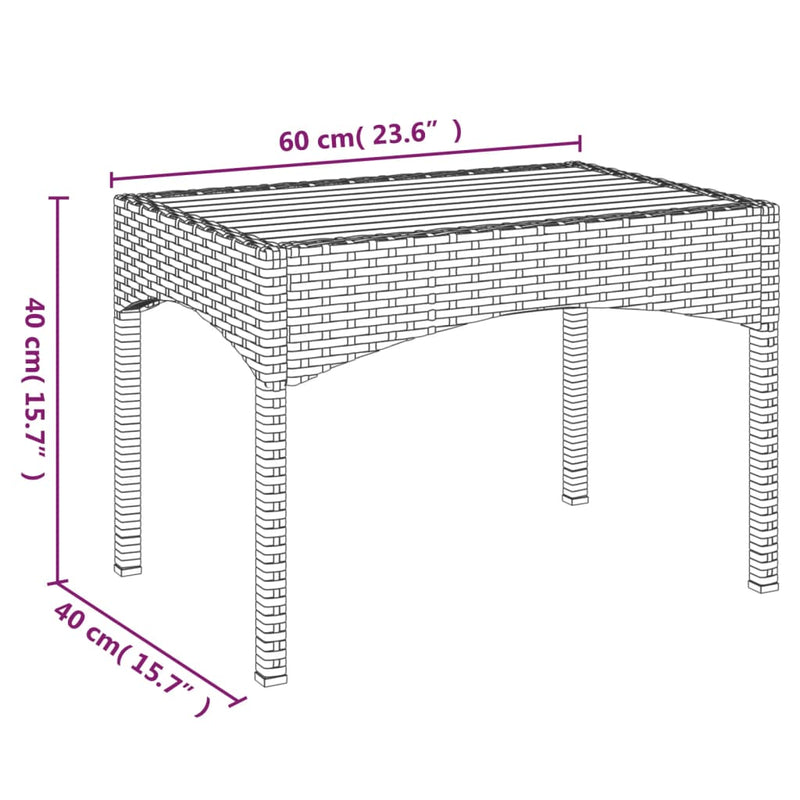 vidaXL 5 Piece Garden Dining Set with Cushions Black Poly Rattan