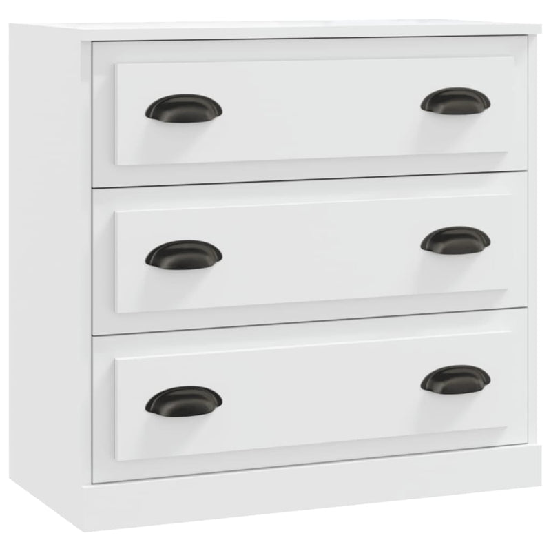 vidaXL Sideboards 3 pcs White Engineered Wood