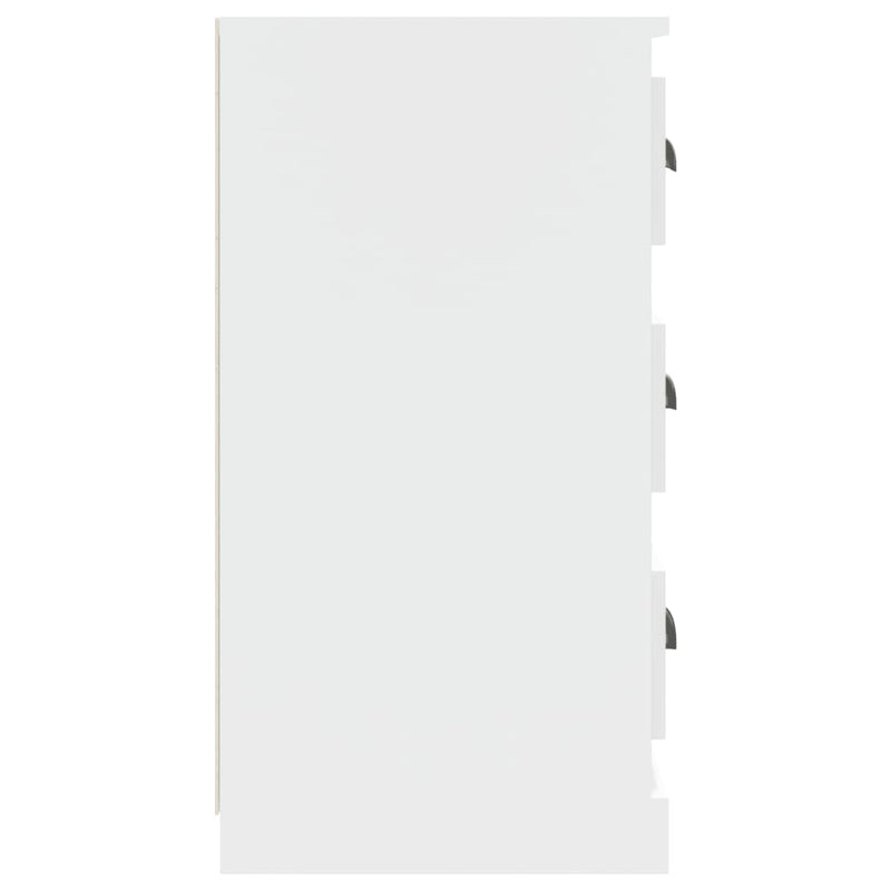 vidaXL Sideboards 2 pcs White Engineered Wood