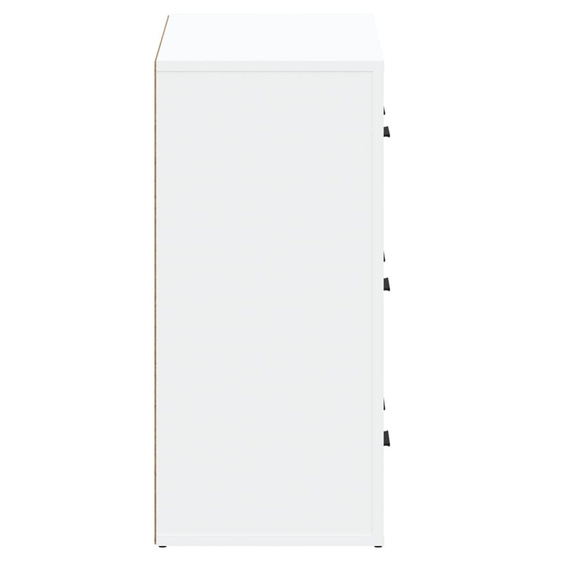 vidaXL Sideboards 2 pcs White Engineered Wood